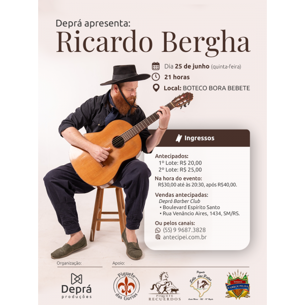 Deprá Apresenta Ricardo Bergha