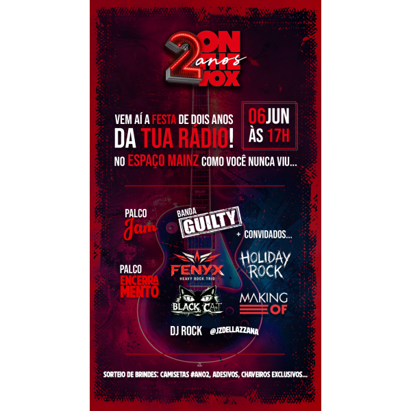 2 Anos Rádio On The Vox