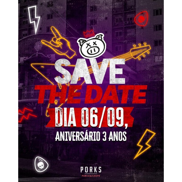 Aniversário 3 anos Porks