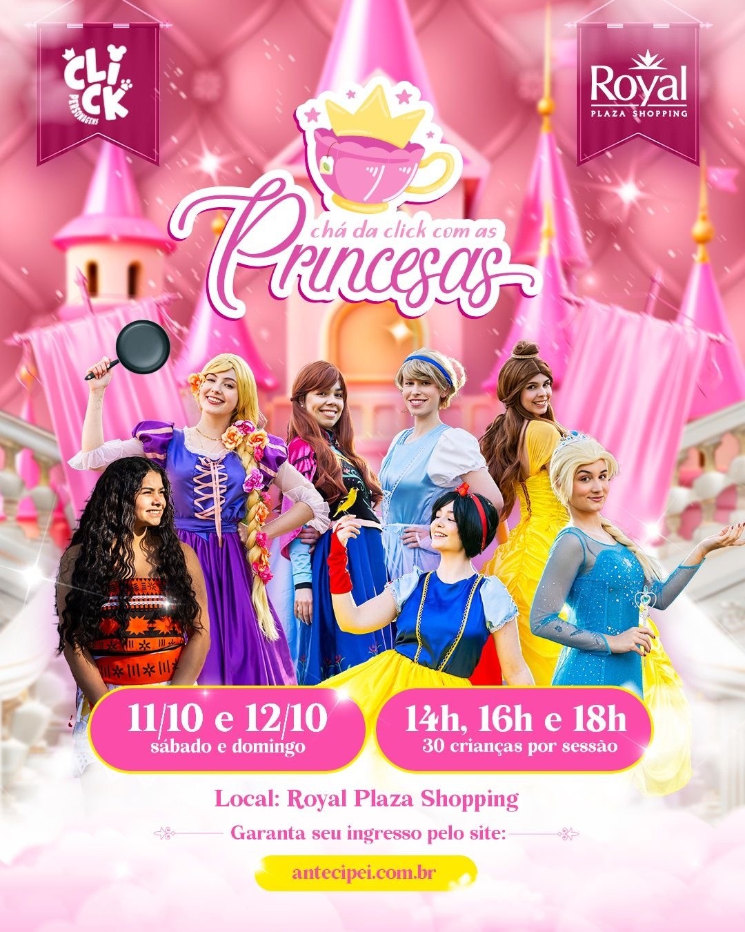 Chá da Click das Princesas 