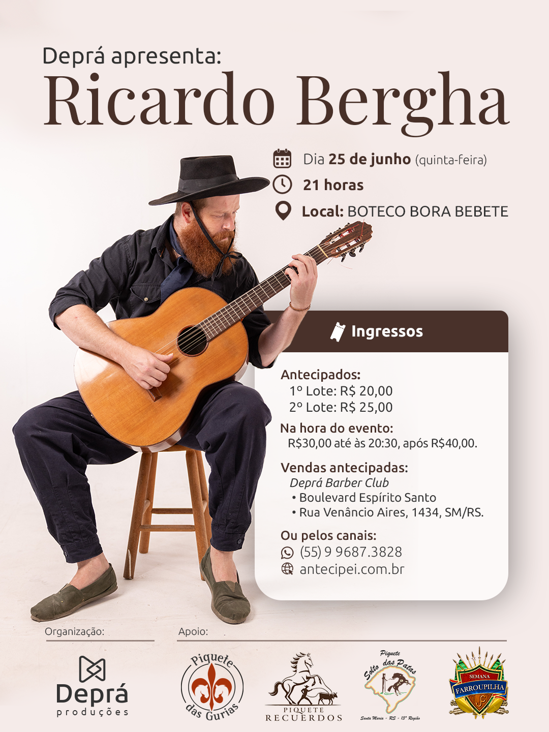 Deprá Apresenta Ricardo Bergha