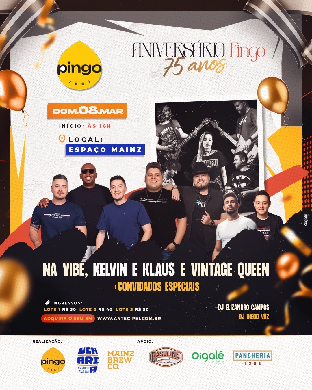 Bar do Pingo 75° Aniversário